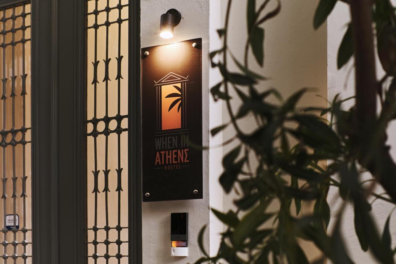 When In Athens Hostel Exterior foto